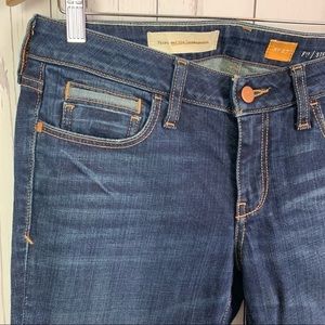 Pilcro | denim cuffed cropped denim